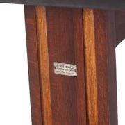 Table de bistrot avec plateau en formica rouge An 50/60