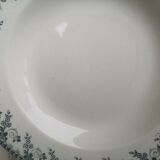 4 Hollow plates Terre de Fer in Opaque Porcelain from Gien Collection Montigny