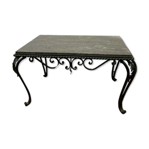 table basse en fer forgé