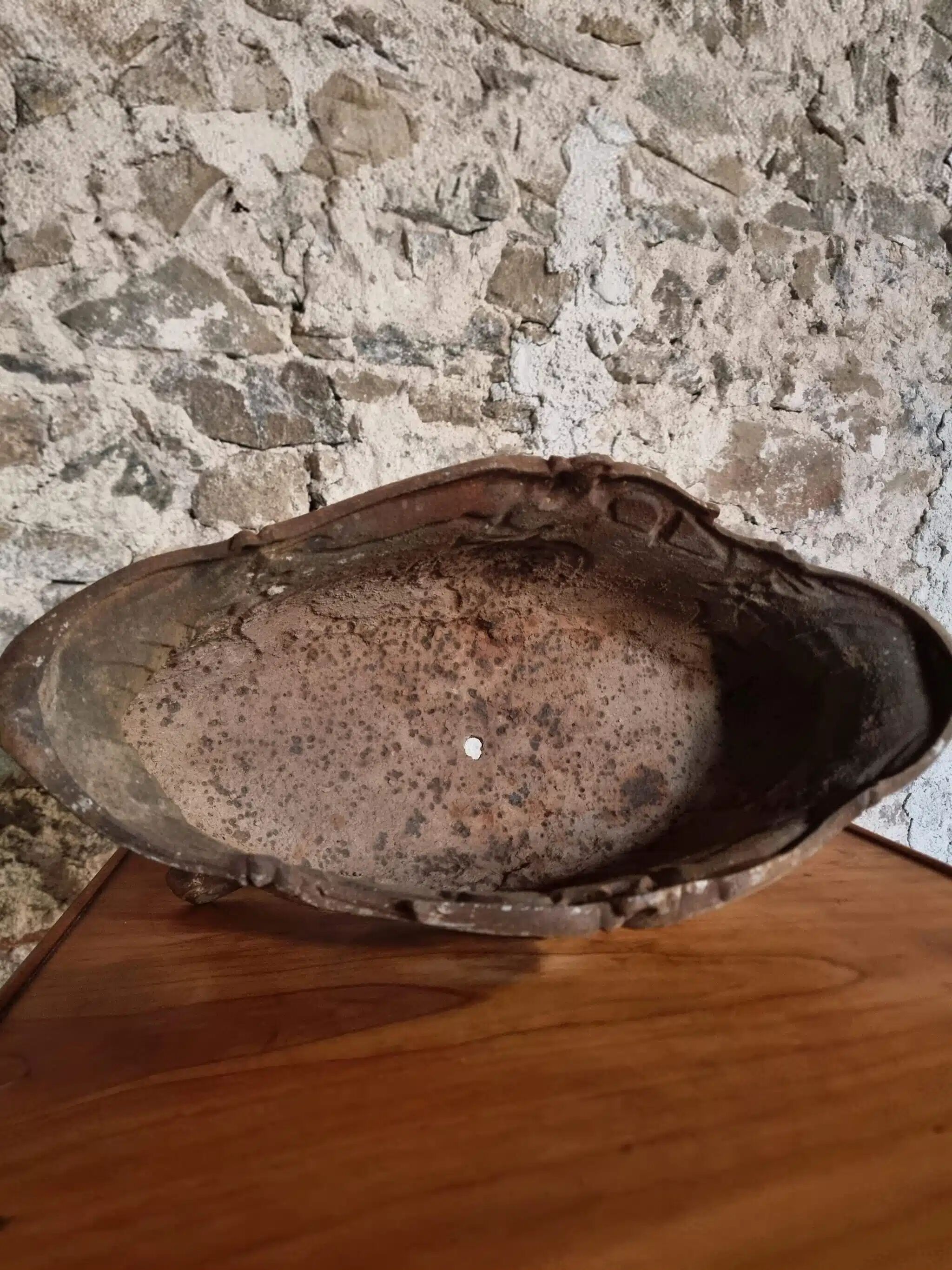 Antique French cast iron planter