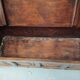 Wooden bench, chestnut chest