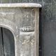 Fireplace louis xv in grey marble of the ardennes late eighteenth century