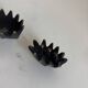 Vintage 1950 hedgehog ashtrays by Walter Bosse for Hertha Baller