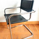 Cantilever design armchair in tubular steel 1970