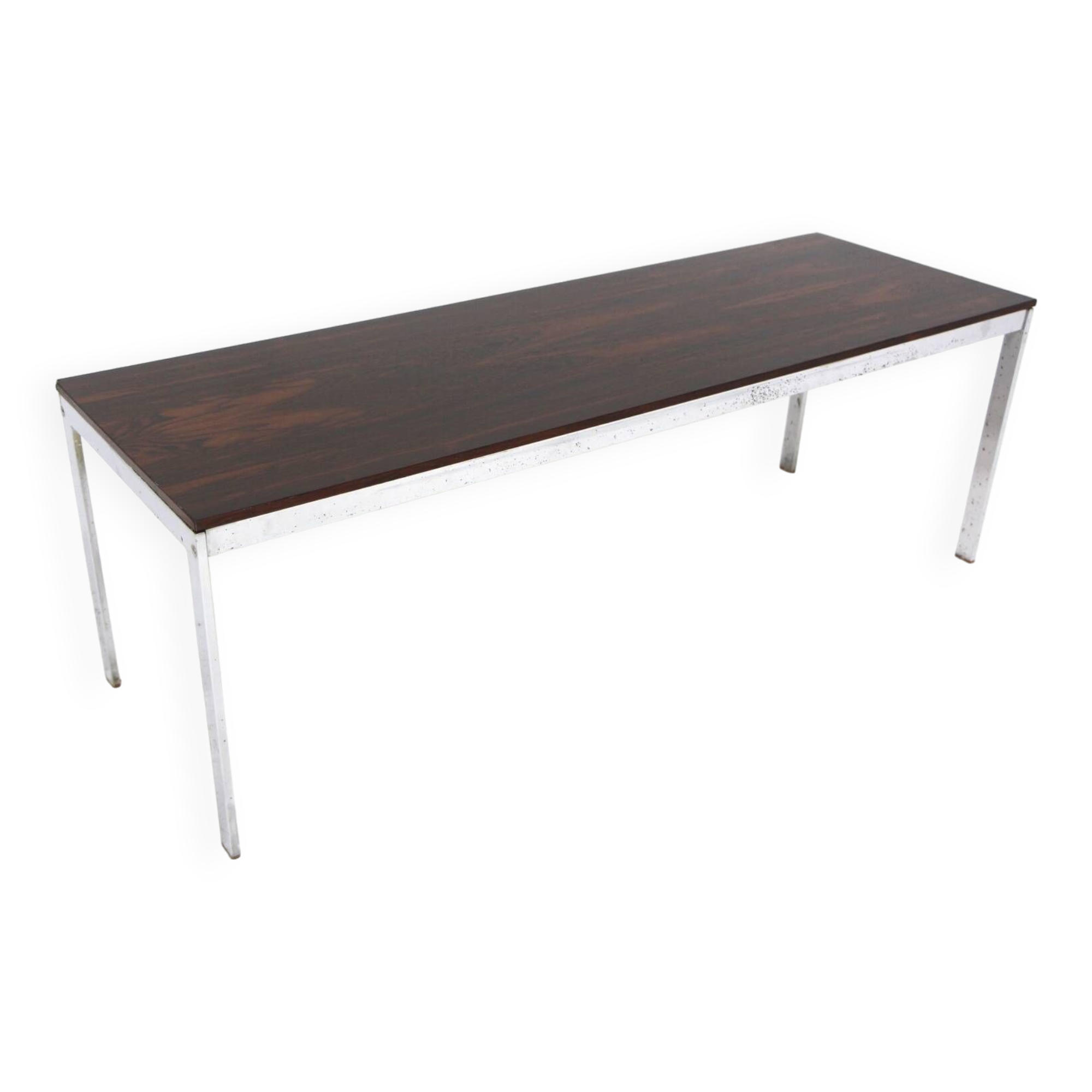 "Alpacka" bench in rosewood, Gillis Lundgren, Möbel-Ikéa, Sweden, 1960