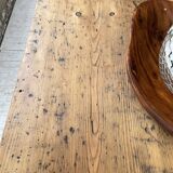 Farmhouse table in elm and pine 2m