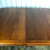 Louis XVI dining room table - 3 cherry extensions