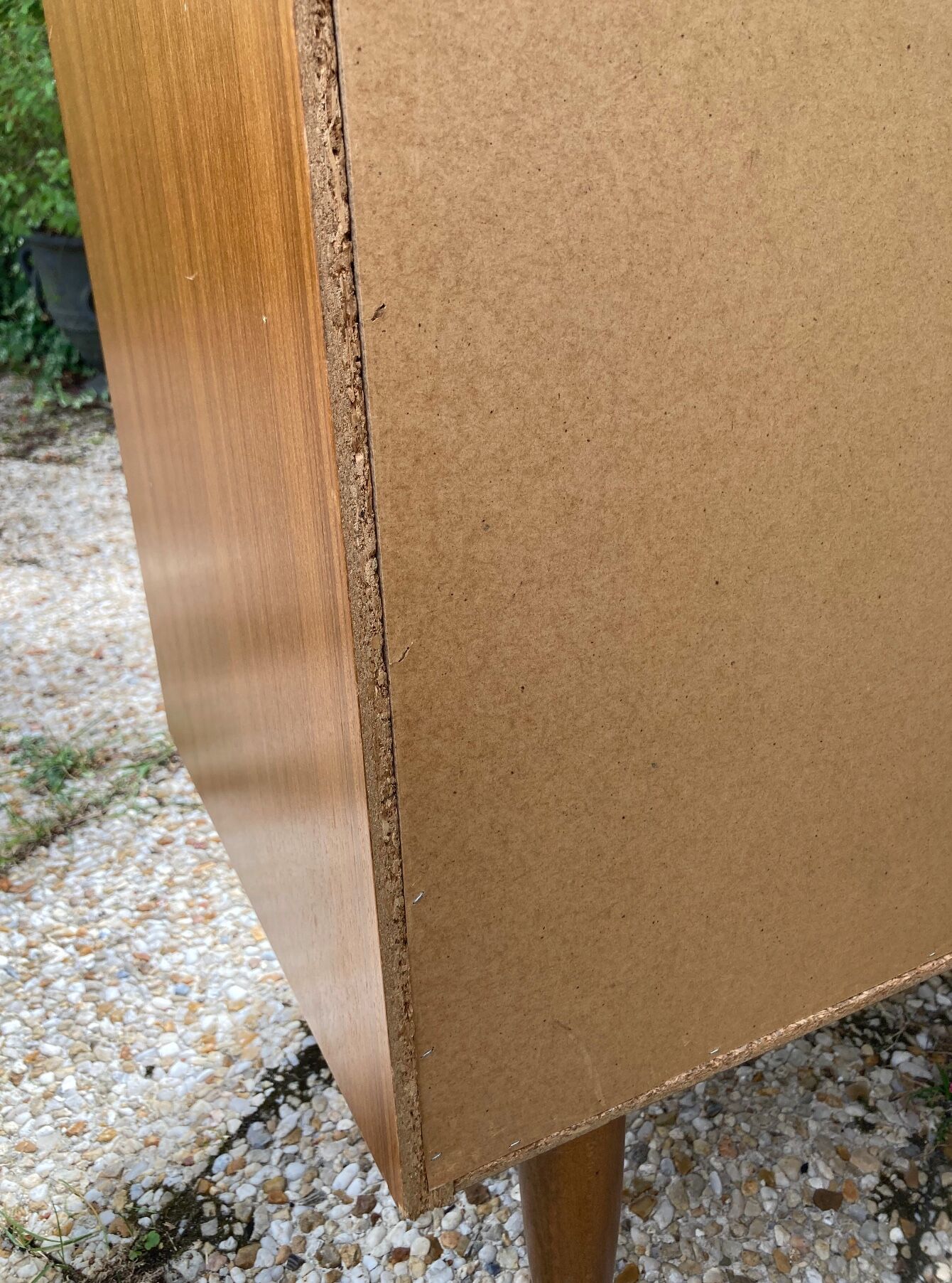 Vintage rag chest of drawers from the 60s