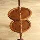 Side table - etagere - handmade of oak wood