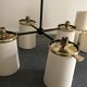 Lustre diabolical 8 lights Maison Lunel 1950