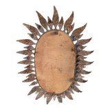 Sun mirror 75 cm gold metal period 1950