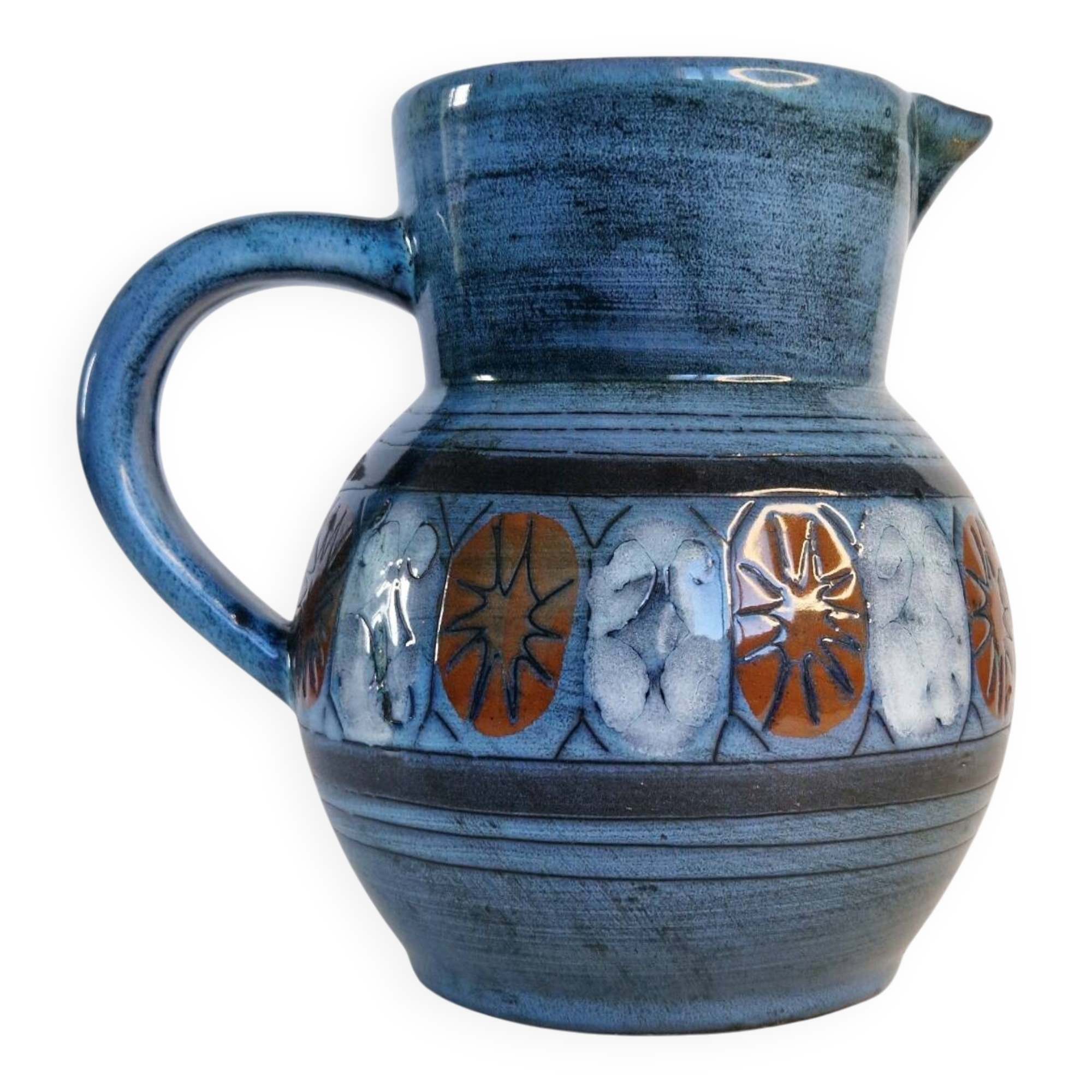 Jean de Lespinasse blue pitcher model 5