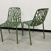 Duo de chaises Fast Forest, vert forêt