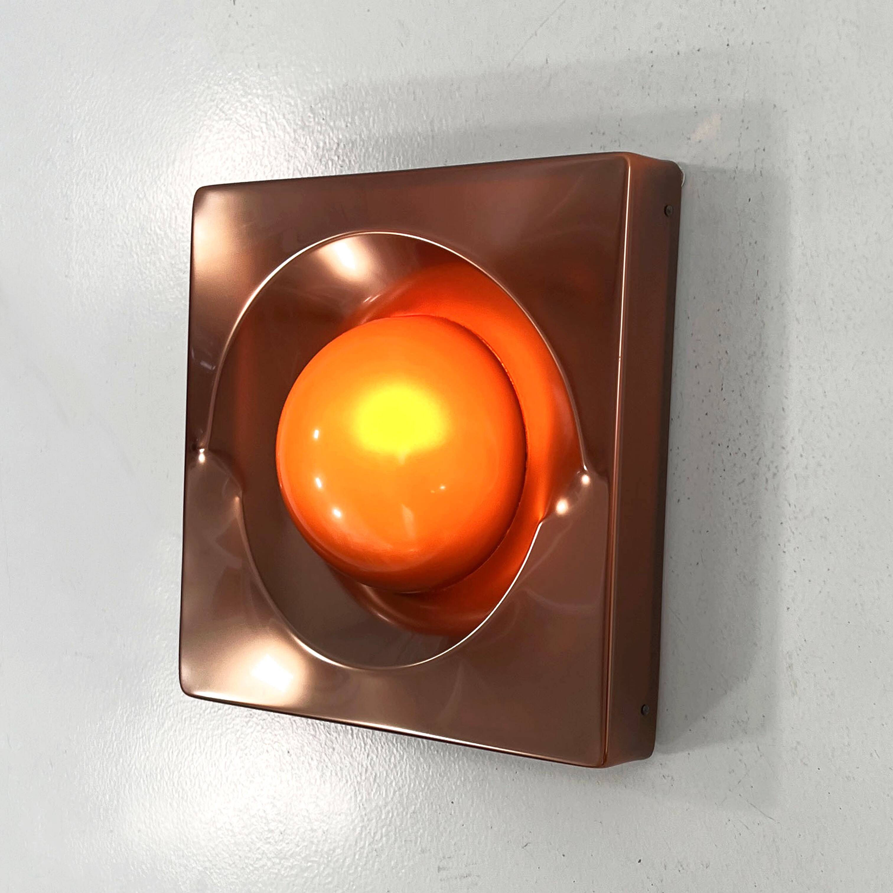 Space Age Bronze Wall Light, 1970