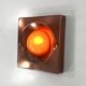 Space Age Bronze Wall Light, 1970