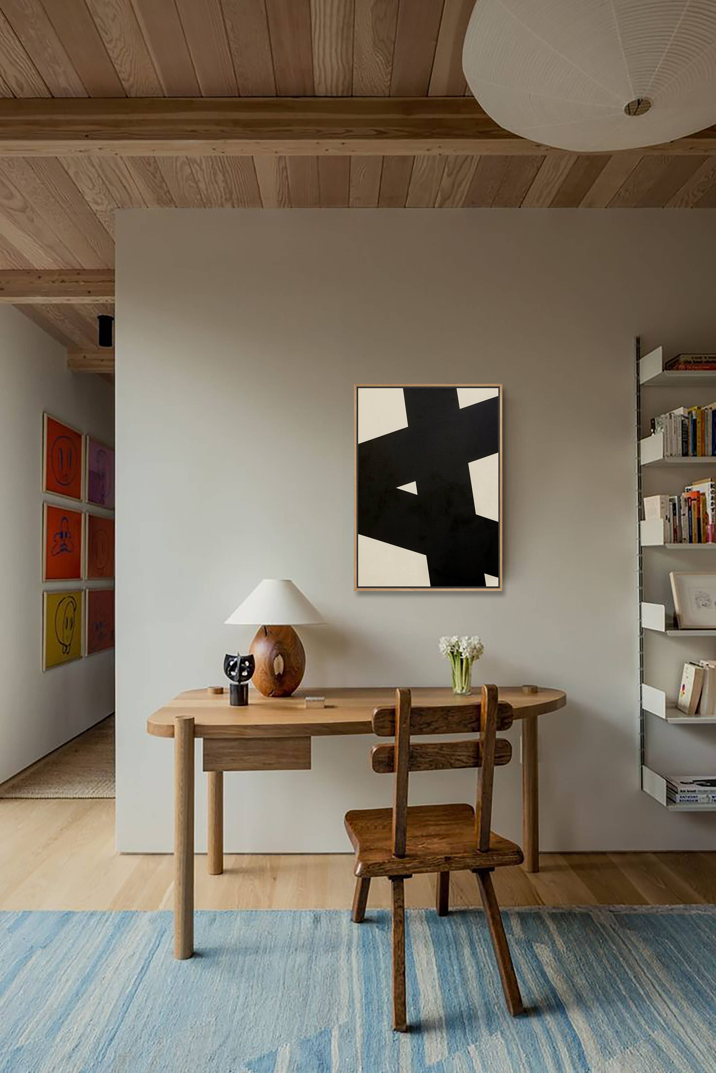 Original minimalist and abstract painting, B14