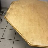 Octagonal Travertine Dining Table Circa 1980