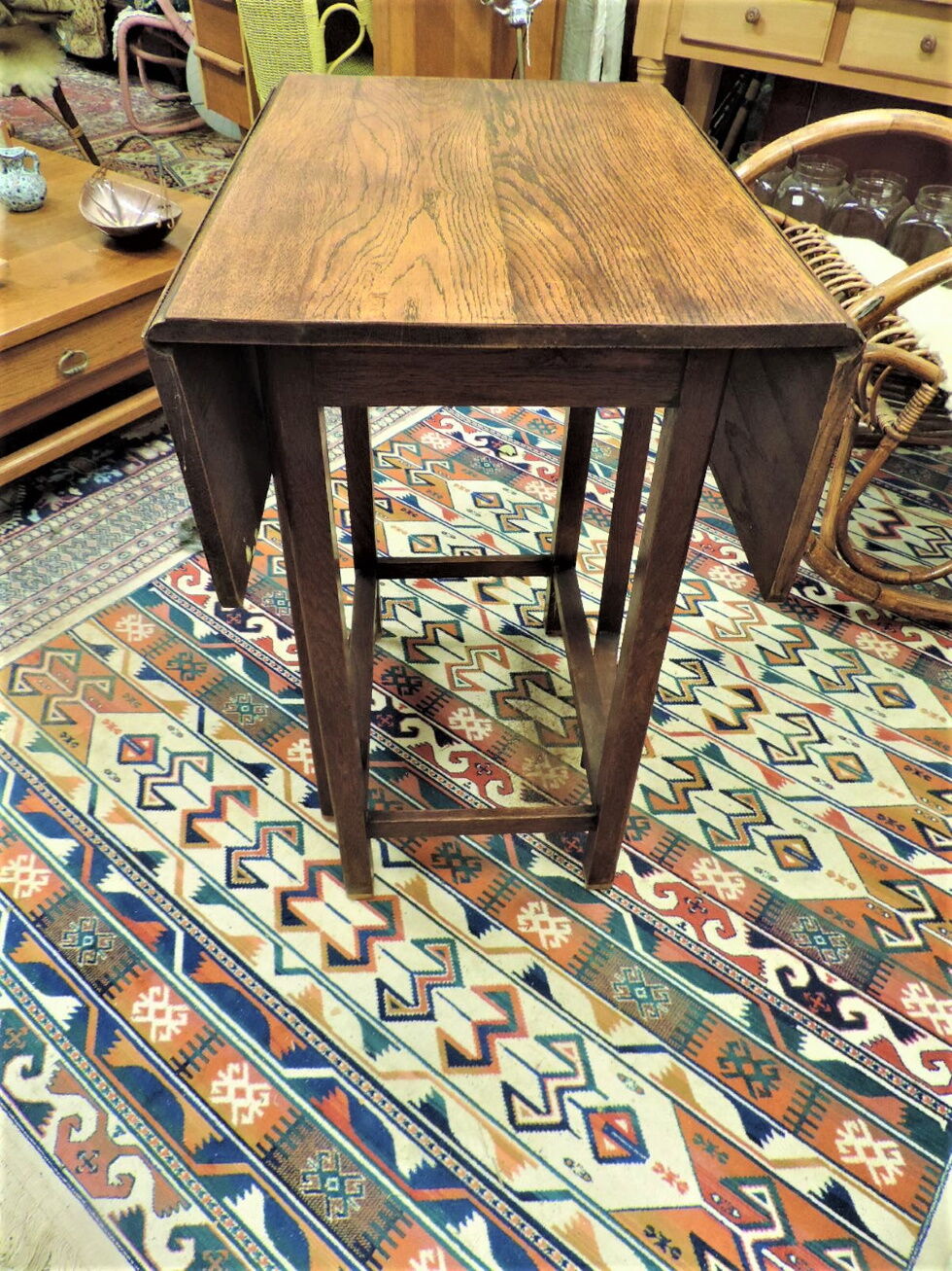 Oak gate leg table Herbert E. Gibbs