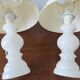 Pair of vintage alabaster lamps