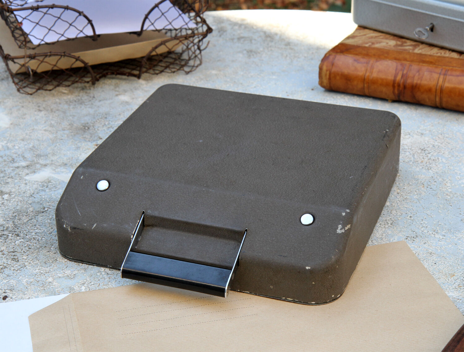 Hermes Baby Noir typewriter from the 1950s