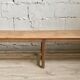 Old solid oak bench