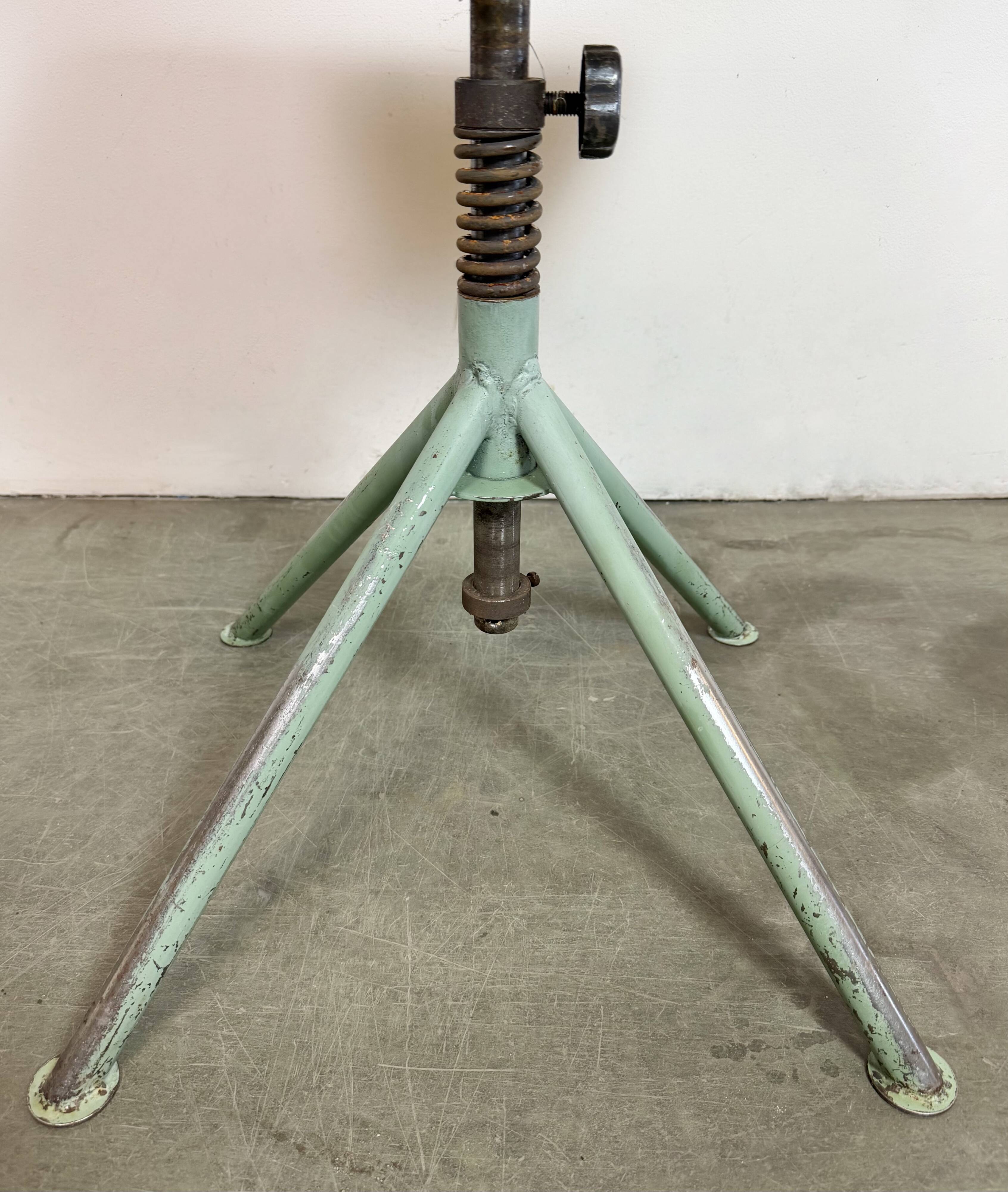 Green Industrial Workshop Chair, 1950s