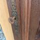 Carved oak solid wood door