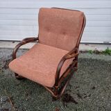 Sofa and 2 rattan armchairs from 1970