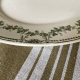 Mismatched ironstone plates