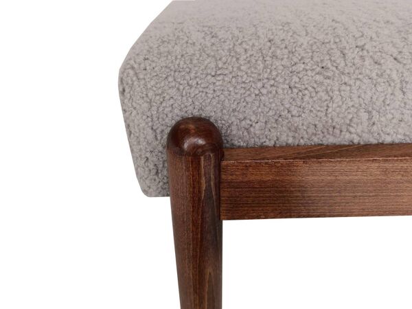 Set de deux tabourets vintage camel bouclé milieu du siècle, Edmund Homa, Europe, 1960s