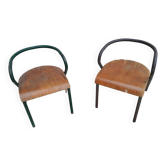 Duo de chaises ecolier