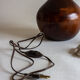 Solid turned wood lamp, art Savoyard folk art ⎮60's