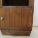 Art déco in massive walnut bedside table