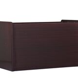 3-drawer varnished rosewood chest of drawers from the 60s