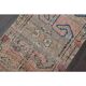 1970s Turkish Oushak Handmade Wool Cotton Orange Runner Rug 91x291