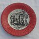 Digoin Sarreguemines earthenware dessert plate January diam 18 cm