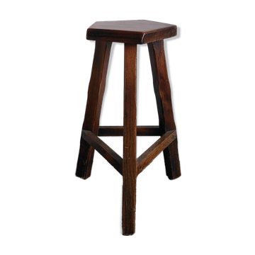 Tabouret haut brutaliste