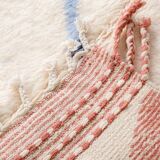 Handmade traditional Moroccan wool rug size 100 x 200 cm.