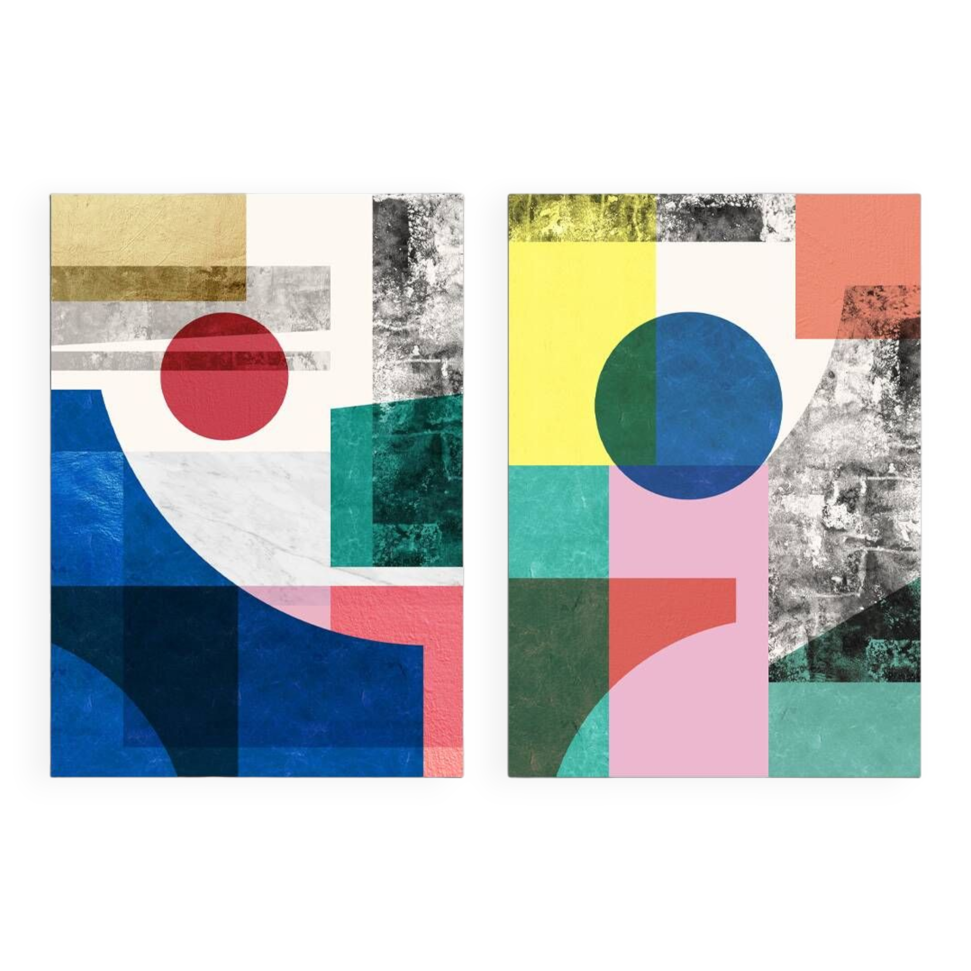 2 geometric art prints. A2 (42x59.4cm)