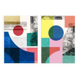 2 geometric art prints. A2 (42x59.4cm)