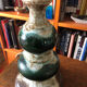 Green Lava ceramic lamp foot circa 1960