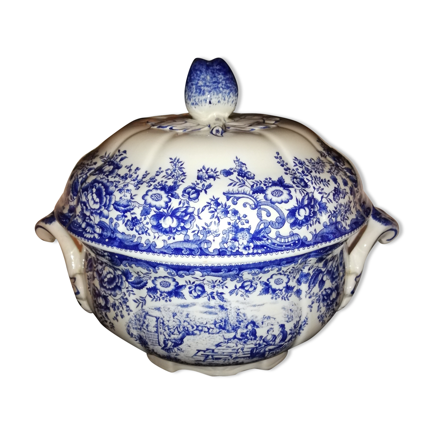 Porcelain soup bowl Lunéville KG