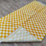 Handmade wool Berber rug 246 x 146 cm