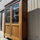 Walnut display cabinet