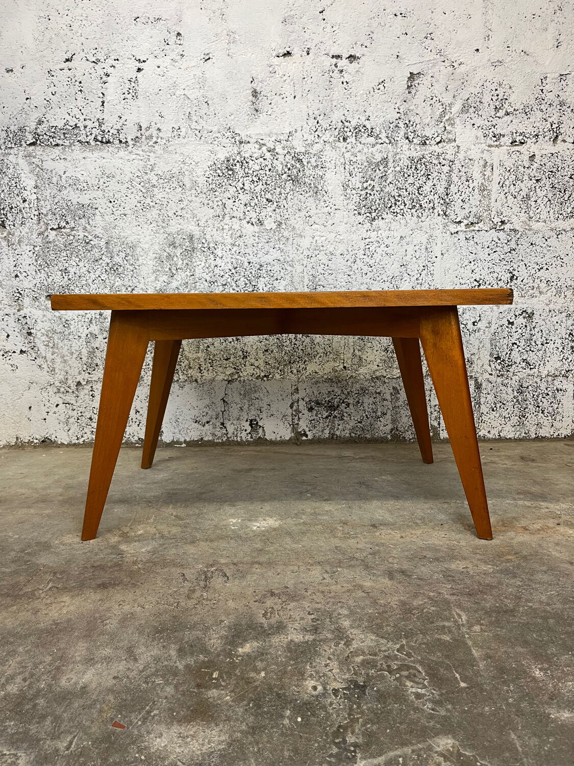 Vintage coffee table legs compass