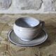 Set of 10 espresso cups and saucers Chantal and Thierry Robert