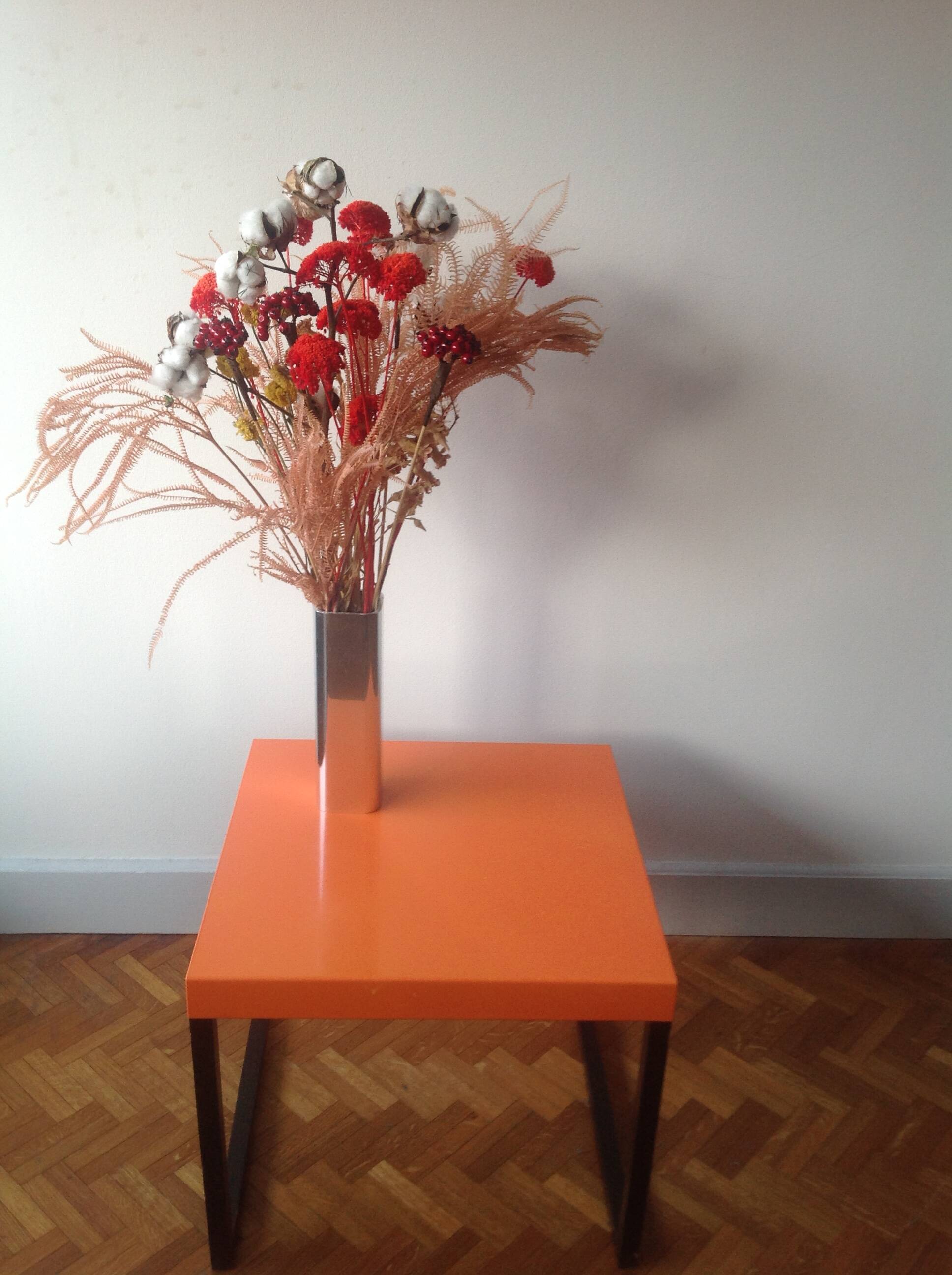 Orange coffee table Habitat model Kilo n° 1709