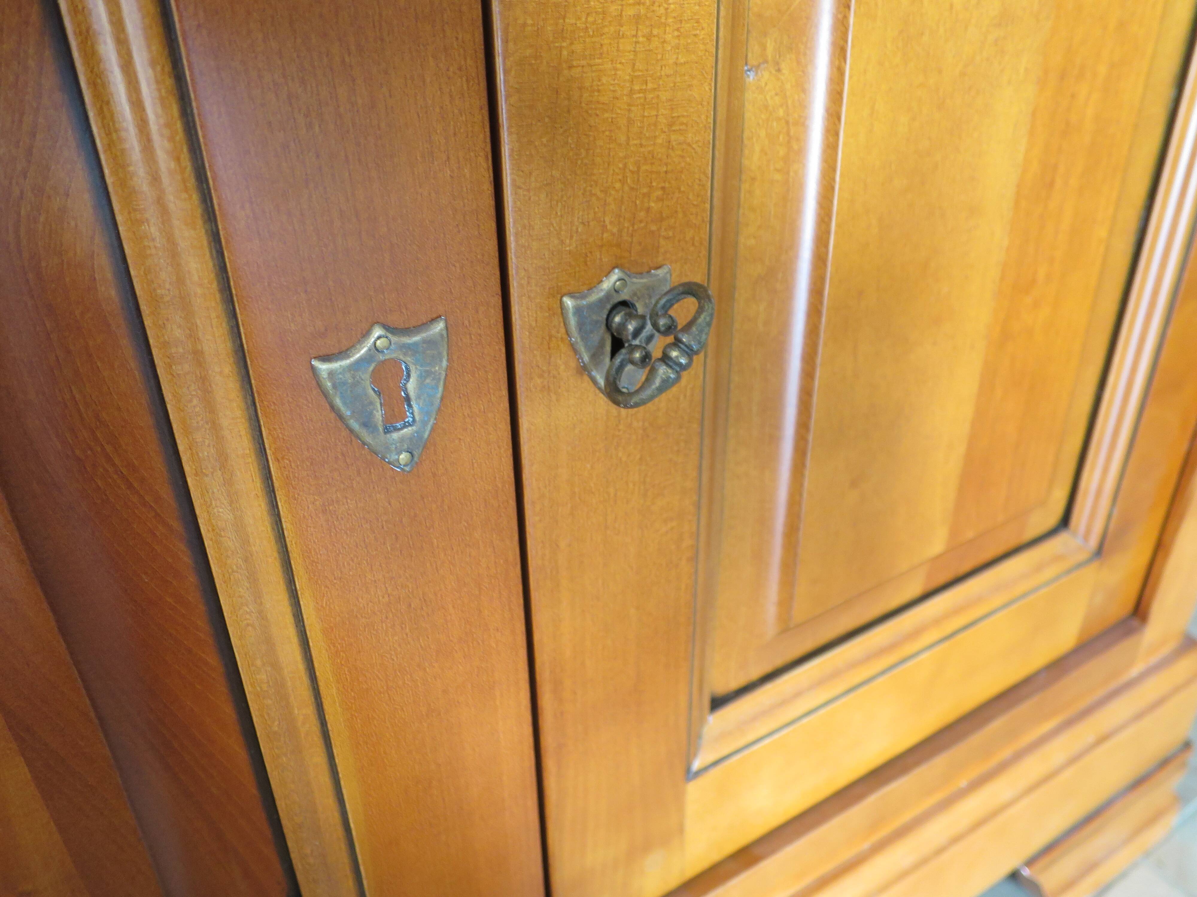 Meuble d’entrée-buffet d’appui-Louis Philippe- 1 tiroir-2 portes Merisier