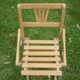 Chaise d'enfant pliante en bois