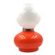 Space age red murano glass table lamp, 1970s